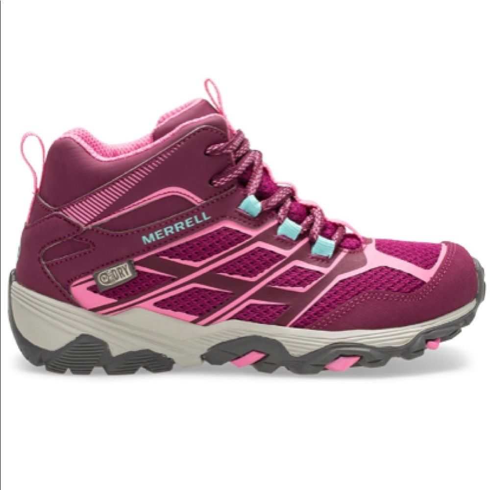 FREE* Merrell Moab Mid Waterproof Kid Hiking Boots